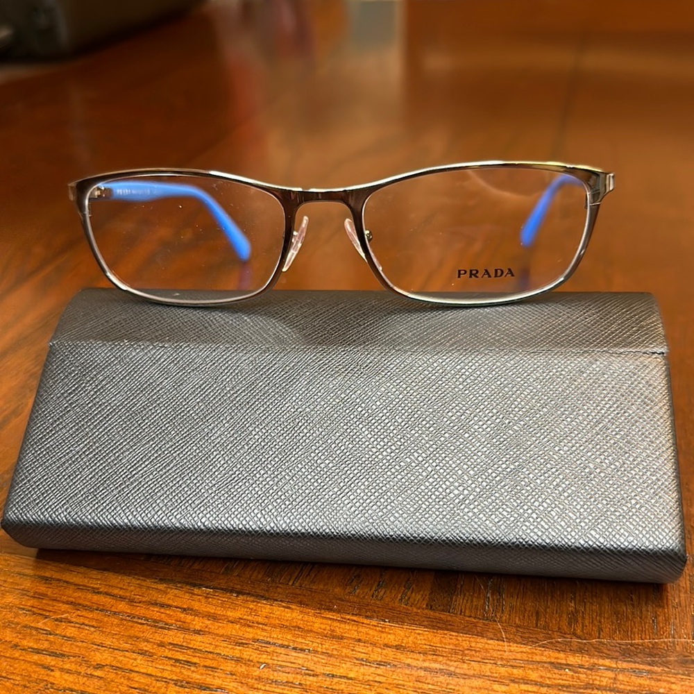 NEW Prada Eyeglasses VPR51P Blue